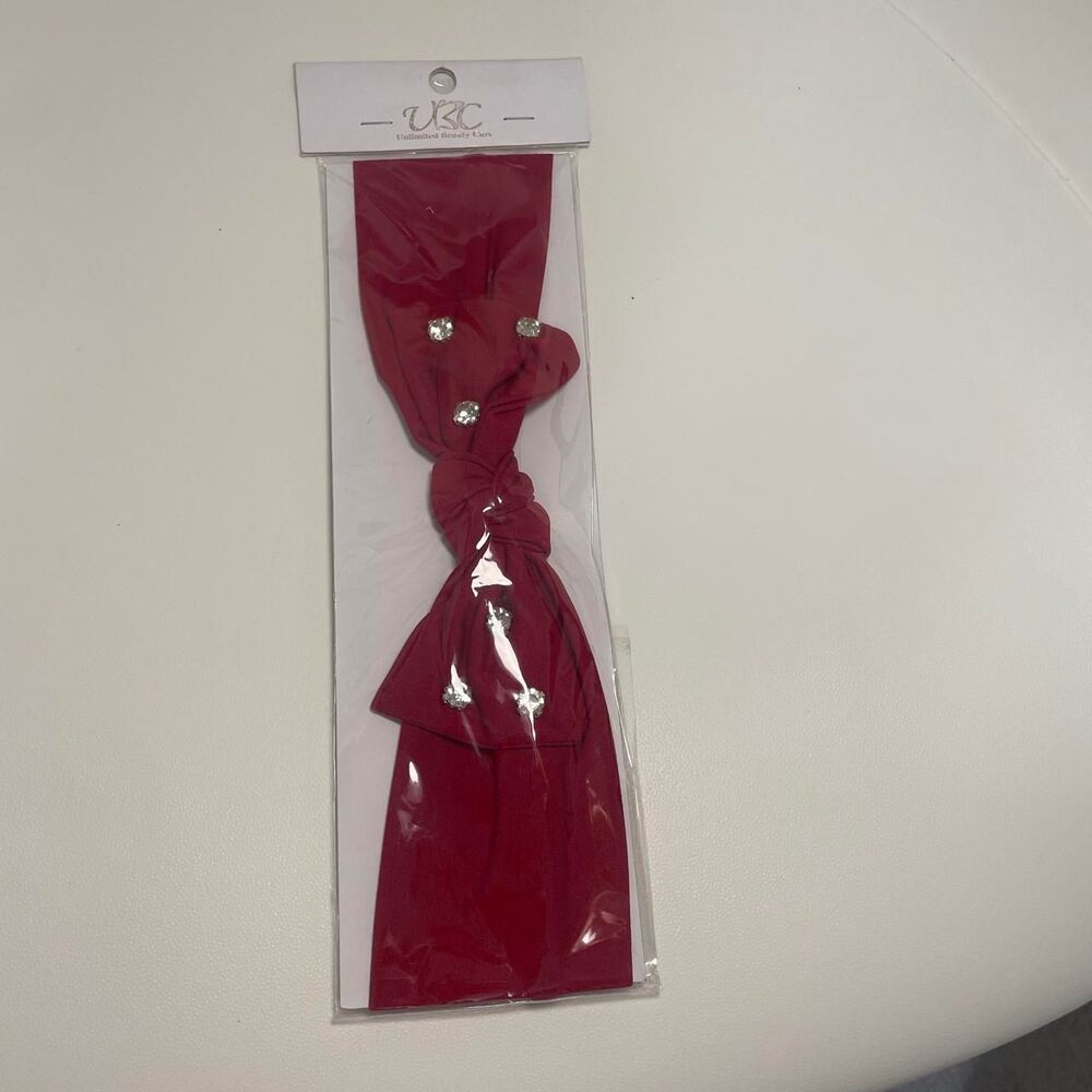 Unbranded Women's Red and Burgundy Hair-accessories